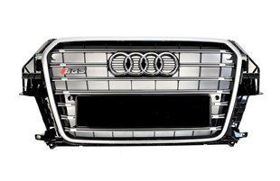 Решітка радіатора Audi Q3 стиль SQ3 (14-18) чорна з хромом