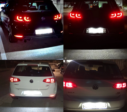 Підсвітка номера (LED) VW Golf 4 5 6 7/ Passat B6 B7 CC / Amarok / Arteon / New Beetle
