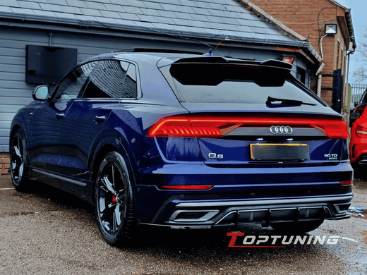 Накладки (дифузори) заднього бампера Audi Q8 S-line (18-23)