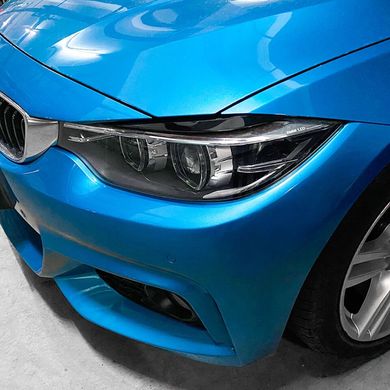 Накладки на фари, вії (бровки) BMW 4 F32 / F33 / F36 под покраску ABS-пластик
