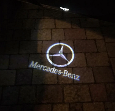 Подсветка дверей с логотипом для Mercedes W203, W209, W240