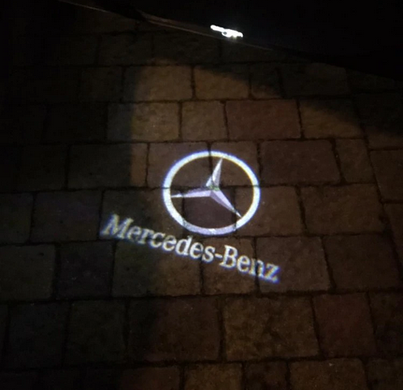 Підсвічування дверей з логотипом для Mercedes W203, W209, W240